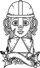 human fighter with natural twenty dice roll illustration