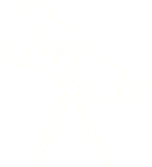 Telescope Chalk Drawing