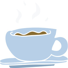 cartoon doodle coffee cup