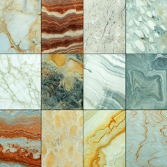 Marble stones samples as background