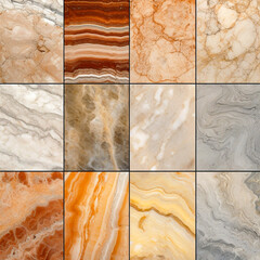 Marble stones samples as background