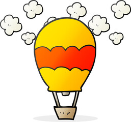 cartoon hot air balloon