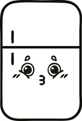 cute cartoon fridge freezer