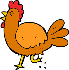 cartoon rooster