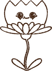 Poppy Charcoal Drawing