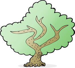 cartoon tree