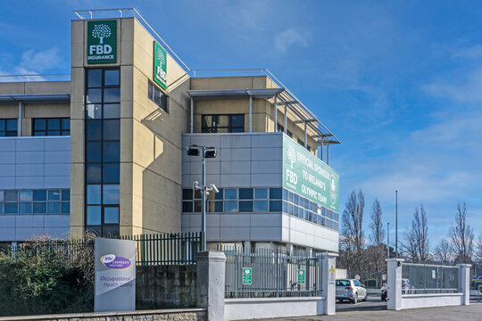 The head Office of PBD Insurance, FBD House, Nass Road, Bluebell, Dublin, Ireland. FBD is an Irish owned general insurer.