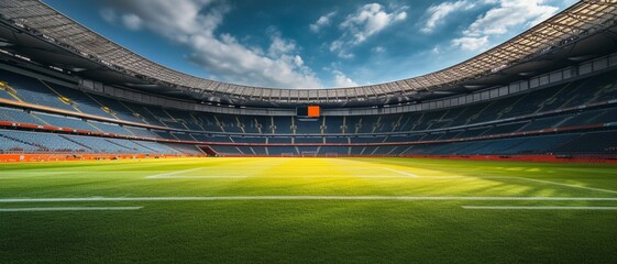 image of a football stadium. may be used as background.