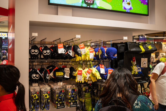 Tokyo, Japan, 29 October 2023 : Video Game Merchandise on Display at Nintendo Tokyo Store.