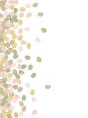 Happy Easter Banner. Pattern of eggs, flowers and twigs. For card, banner, poster, flyer, and web. Spring Festival. Vector illustration