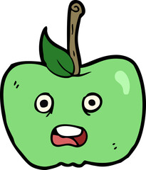cartoon apple