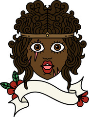 human barbarian character illustration