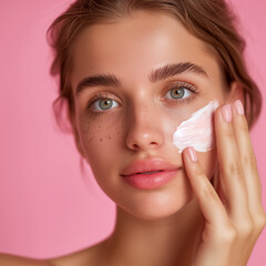 Beauty Skin Cream Model