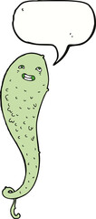 cartoon spooky ghost with speech bubble