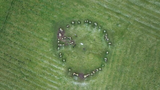 Castlerigg Stone Circle, built around 3000BC, Keswick, Lake District, Cumbria, England