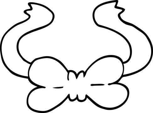 recommend clip art: line drawing cartoon bow tie