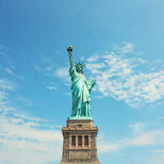 High-Quality Travel Photograph Featuring The Statue of Liberty