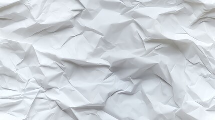 photo view of white crumpled paper background
