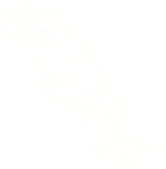 Digital Watch Chalk Drawing