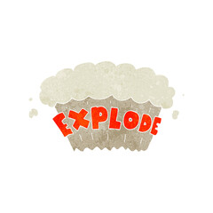 Fototapeta premium retro cartoon explosion