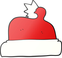 cartoon christmas hat