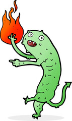 cartoon little imp