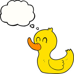 thought bubble cartoon cute duck