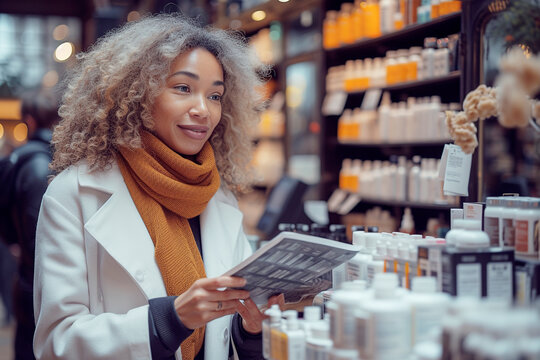 A pharmacist ordering and checking the stock of medicines.