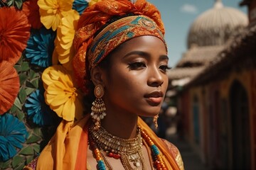 Fototapeta premium Experience the beauty of diversity and equity through a vibrant and colorful mosaic of cultures, backgrounds, and identities. 