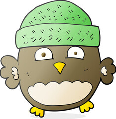 cartoon cute owl