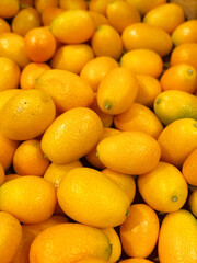 Organic Yellow Cherry Tomatoes Background 