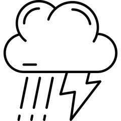 Thunder strom Icon