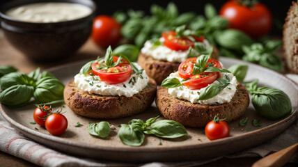 bruschetta with tomato