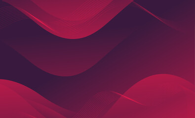 Abstract red background with hearts