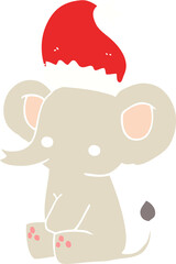 cute christmas elephant
