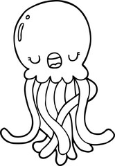 cartoon jellyfish