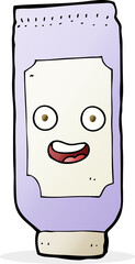 cartoon tube of cream