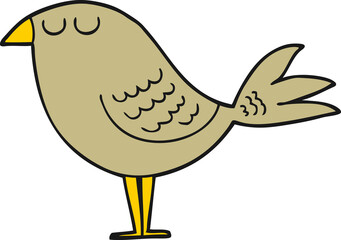 cartoon bird