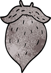 cartoon doodle beard
