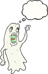 thought bubble cartoon ghost