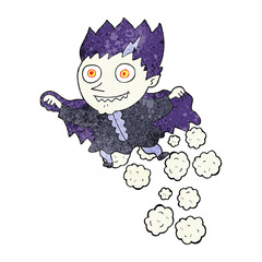 textured cartoon vampire