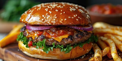 Savory and Sweet - Chili Burger Devotion - Tasty Explosion - Comfort Food at its Best 