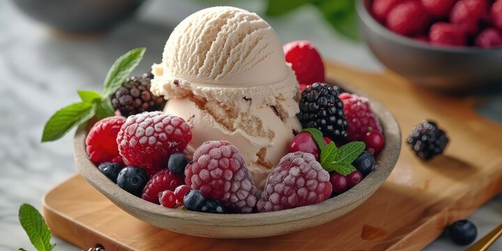 Culinary Contrast - Golden Treat on a Board - Berry Troop - Delicious Scoop