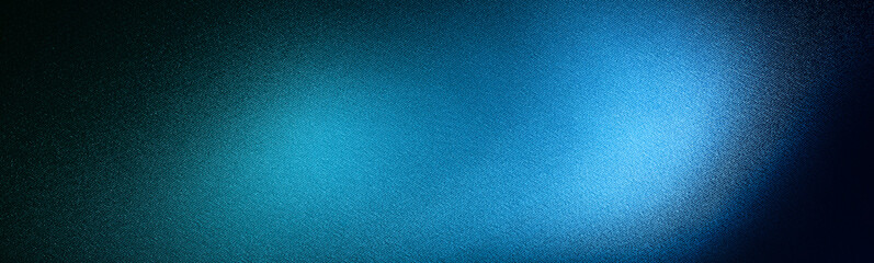 Black dark blue petrol teal jade green abstract background. Color gradient ombre blur. Rough grain...