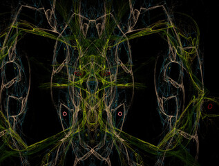 Imaginatory fractal abstract background Image