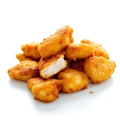 Fast food juicy chicken nuggets