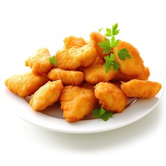 Fast food juicy chicken nuggets