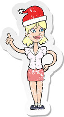 retro distressed sticker of a cartoon doodle