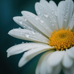 detail outdoor shot of blossom flower from garden