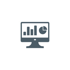 Online analytics icon